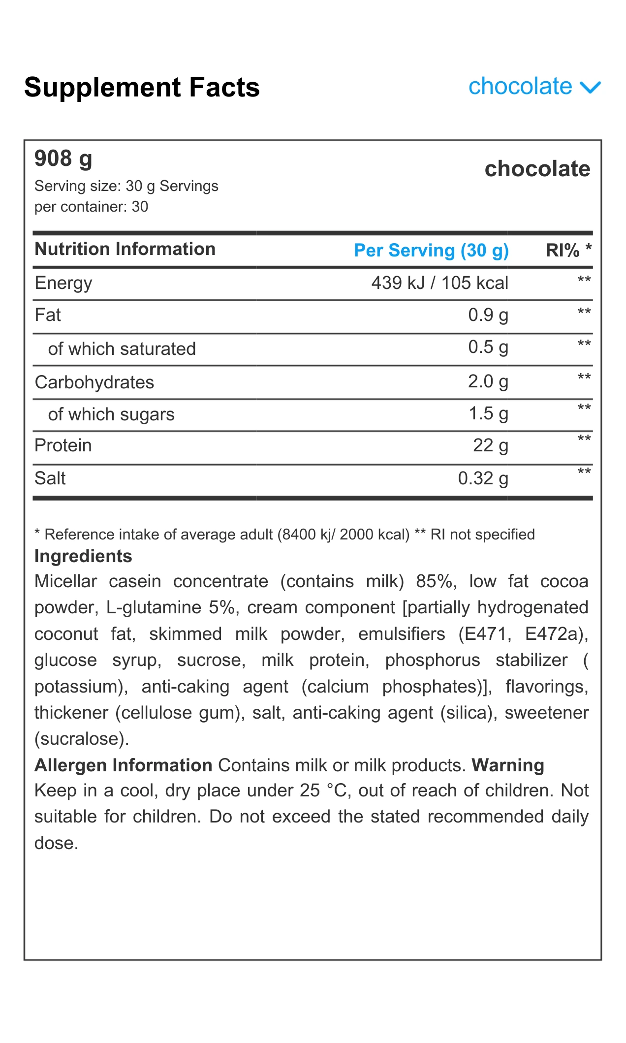 MICELLAR CASEIN 908GR